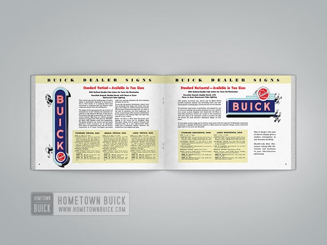 1950s Buick Dealer Signs Brochure 03