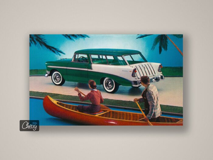 1956 Chevrolet Bel Air Nomad Postcard