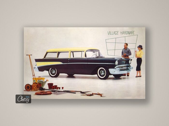 1957 Chevrolet 210 Handyman Postcard