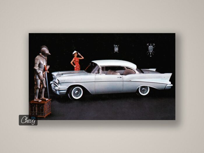 1957 Chevrolet 210 Sport Coupe Postcard
