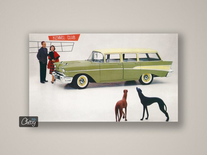 1957 Chevrolet 210 Townsman Postcard