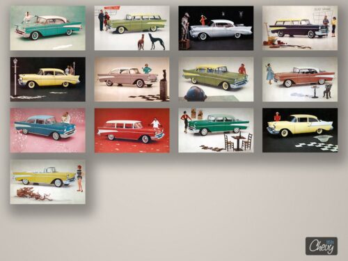 1957 Chevrolet Postcards