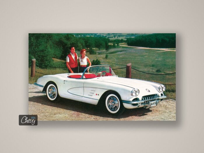 1959 Chevrolet Corvette Postcard
