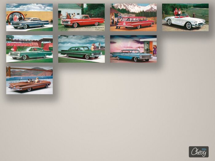 1959 Chevrolet Postcards